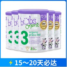 【12月大促】【快线】【新西兰直邮包邮】Bubs 婴幼儿有机草饲牛奶粉3段 800克x6罐/箱（1-3岁适用）【收件人身份证必须上传】【新疆、西藏、内蒙古、青海、宁夏、海南、甘肃，需加收运费】